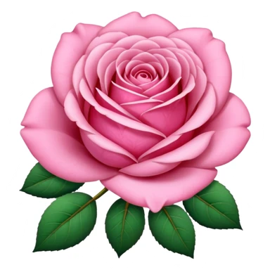 Pink rose sticker