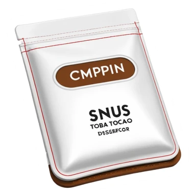 Create me SNUS pouch only with every single detail sticker