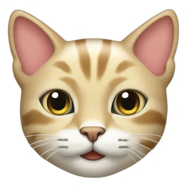 Cat head sandal scoot sticker