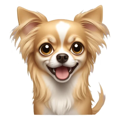long-hair-chihuahua crying sticker