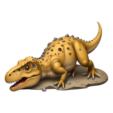 En küçük mərmi ile ölen t-rex sticker