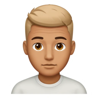 Man with short fade sticker