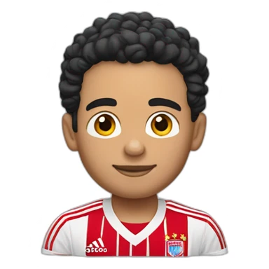 jamal musiala fc bayern trikot sticker