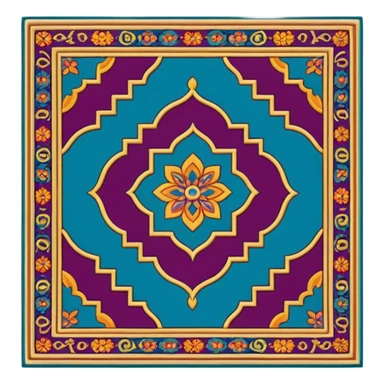 oriental carpet sticker