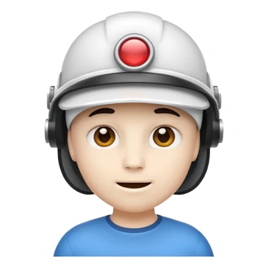 creame un emoji  de amog us con un visor sticker