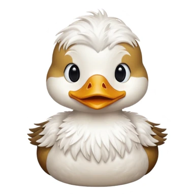 Jenny Quackles Duck White sticker