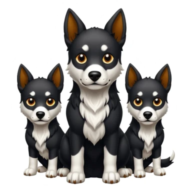 cerberus emoji sticker