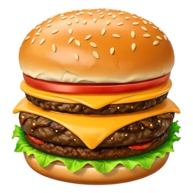 Double Beef burger sticker