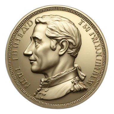 Noble Prize coin sticker