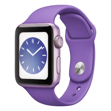 apple watch purple sticker