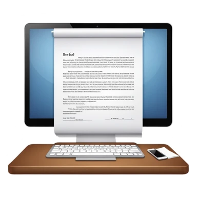 Desk with computer showing document that starts with "Dear God" sticker