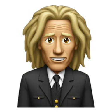 Trump as Bob marley sticker