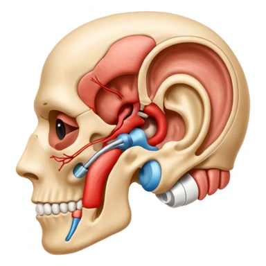 ear anatomy sticker