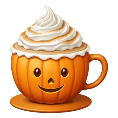 Pumpkin spice cappuccino sticker