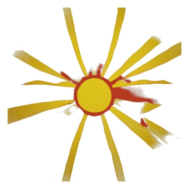 Macedonian flag virginia sun sticker