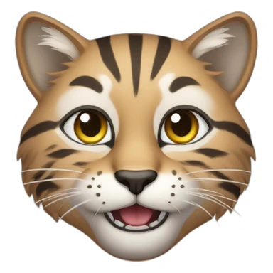 wild cat sticker