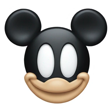mickey mouse ears sticker