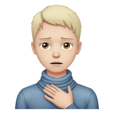 Choking myself sticker