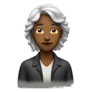 She only thinks about him sticker