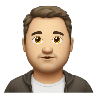 serbian chubby guy sticker