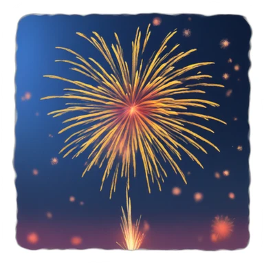 Fireworks sticker
