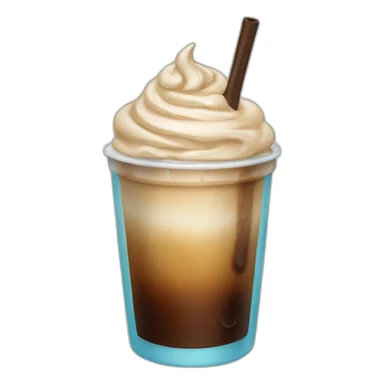 Icedcoffee and bow  sticker