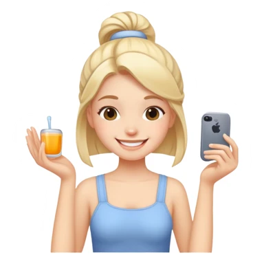 Self care girl sticker