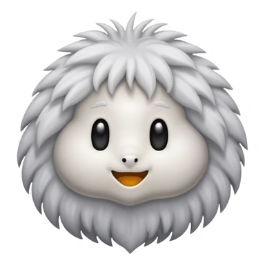 White , grey ish tick with a light grey background  sticker