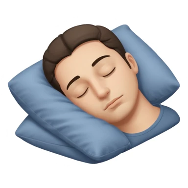 Guy Taking short nap icon sticker