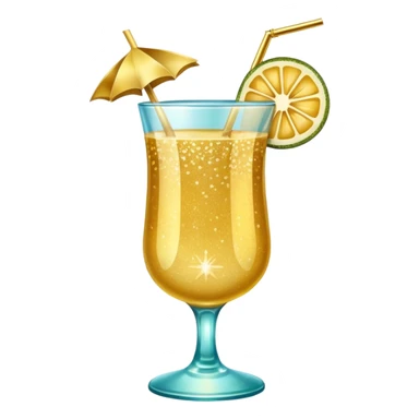 Royal Hawaiian Cocktail Glitter sticker