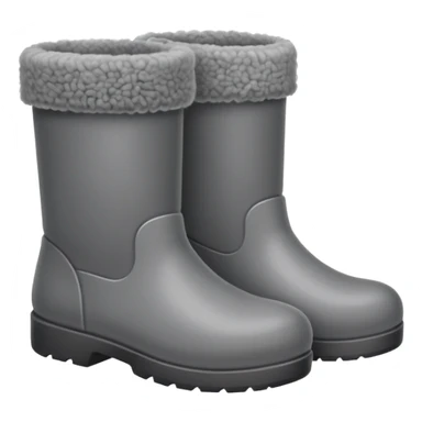 A felt boots sticker