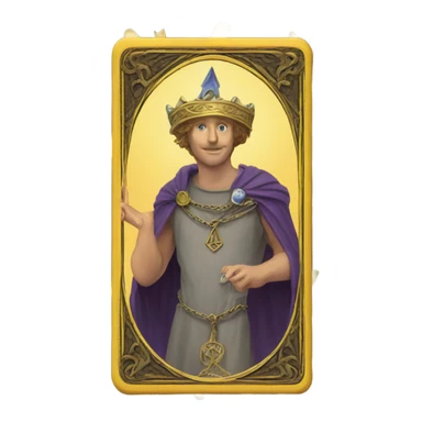 Deck of tarot cards sticker