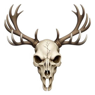 Wendigo deer skull  sticker