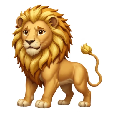 mythical lion sticker