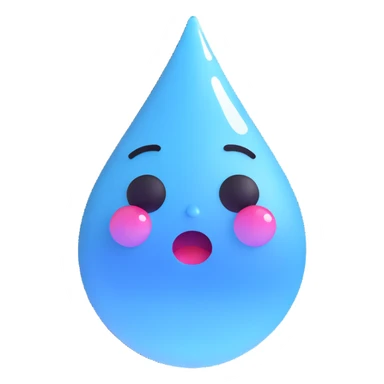 water droplet crying sticker