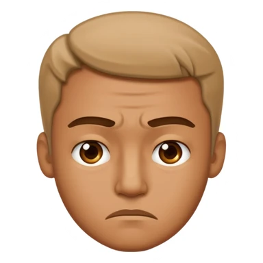 Man physically saying no sticker