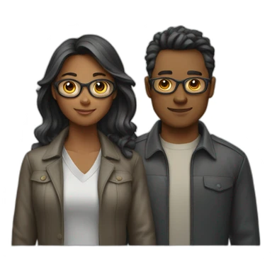 3 great data heros, 2 females, 1 male  sticker