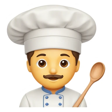 plain chefs hat without anyone wearing it  sticker