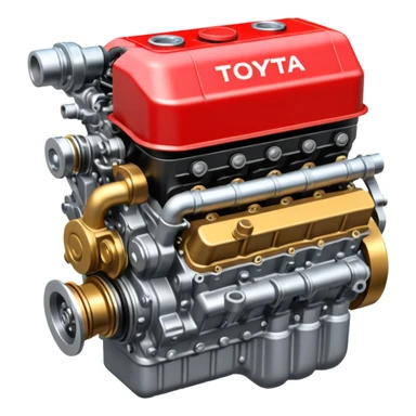 Toyota 2JZ engine sticker