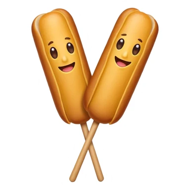 Corndog sticker