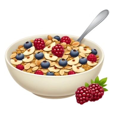 un jolie muesli au fruits rouges sticker