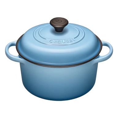 babyblue le creuset sticker
