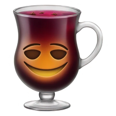 Mulled wine with star anise sticker