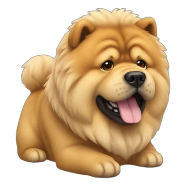 chow chow geek sticker
