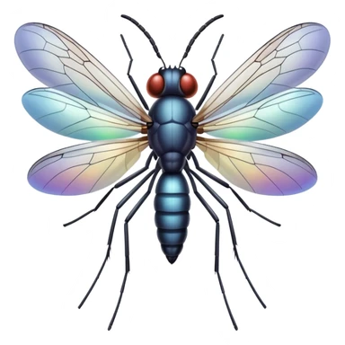 A cute Mosquito sticker