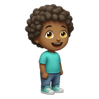 toddler doing a tentrum sticker