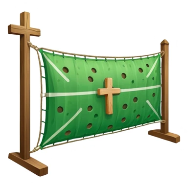 Pickleball and a Cross sticker