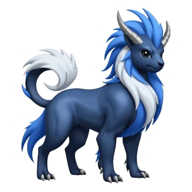 Samurott-Absol-Fakémon-hybrid-creature (full body)  sticker
