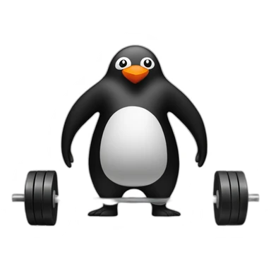 pingu deadlifting 500 kg sticker