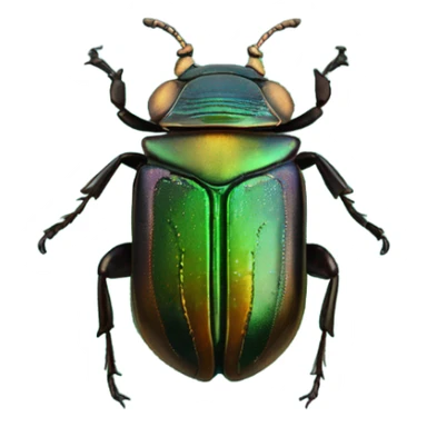 Celestial Scarab Beetle sticker